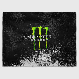 Плед 3D с принтом MONSTER ENERGY в Белгороде, 100% полиэстер | закругленные углы, все края обработаны. Ткань не мнется и не растягивается | black monster | bmx | claw | cybersport | energy | monster | monster energy | moto | motocross | race | sport | киберспорт | когти | монстер энерджи | монстр | мото | мотокросс | ралли | скейтбординг | спорт | т | энергия