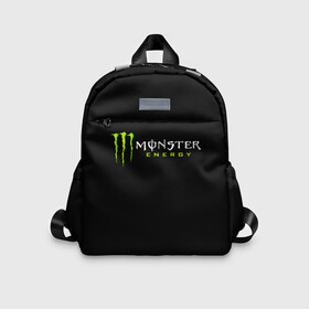 Детский рюкзак 3D с принтом MONSTER ENERGY в Белгороде, 100% полиэстер | лямки с регулируемой длиной, сверху петелька, чтобы рюкзак можно было повесить на вешалку. Основное отделение закрывается на молнию, как и внешний карман. Внутри дополнительный карман. По бокам два дополнительных кармашка | black monster | bmx | claw | cybersport | energy | monster | monster energy | moto | motocross | race | sport | киберспорт | когти | монстер энерджи | монстр | мото | мотокросс | ралли | скейтбординг | спорт | т | энергия