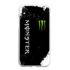 Чехол для iPhone XS Max матовый с принтом MONSTER ENERGY в Белгороде, Силикон | Область печати: задняя сторона чехла, без боковых панелей | black monster | bmx | claw | cybersport | energy | monster | monster energy | moto | motocross | race | sport | киберспорт | когти | монстер энерджи | монстр | мото | мотокросс | ралли | скейтбординг | спорт | т | энергия