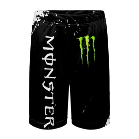 Детские спортивные шорты 3D с принтом MONSTER ENERGY в Белгороде,  100% полиэстер
 | пояс оформлен широкой мягкой резинкой, ткань тянется
 | black monster | bmx | claw | cybersport | energy | monster | monster energy | moto | motocross | race | sport | киберспорт | когти | монстер энерджи | монстр | мото | мотокросс | ралли | скейтбординг | спорт | т | энергия