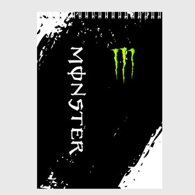 Скетчбук с принтом MONSTER ENERGY в Белгороде, 100% бумага
 | 48 листов, плотность листов — 100 г/м2, плотность картонной обложки — 250 г/м2. Листы скреплены сверху удобной пружинной спиралью | black monster | bmx | claw | cybersport | energy | monster | monster energy | moto | motocross | race | sport | киберспорт | когти | монстер энерджи | монстр | мото | мотокросс | ралли | скейтбординг | спорт | т | энергия