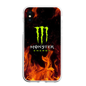 Чехол для iPhone XS Max матовый с принтом MONSTER ENERGY в Белгороде, Силикон | Область печати: задняя сторона чехла, без боковых панелей | black monster | bmx | claw | cybersport | energy | monster | monster energy | moto | motocross | race | sport | киберспорт | когти | монстер энерджи | монстр | мото | мотокросс | ралли | скейтбординг | спорт | т | энергия