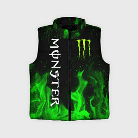 Детский жилет утепленный 3D с принтом MONSTER ENERGY в Белгороде,  |  | black monster | bmx | claw | cybersport | energy | monster | monster energy | moto | motocross | race | sport | киберспорт | когти | монстер энерджи | монстр | мото | мотокросс | ралли | скейтбординг | спорт | т | энергия