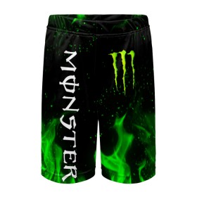 Детские спортивные шорты 3D с принтом MONSTER ENERGY в Белгороде,  100% полиэстер
 | пояс оформлен широкой мягкой резинкой, ткань тянется
 | Тематика изображения на принте: black monster | bmx | claw | cybersport | energy | monster | monster energy | moto | motocross | race | sport | киберспорт | когти | монстер энерджи | монстр | мото | мотокросс | ралли | скейтбординг | спорт | т | энергия