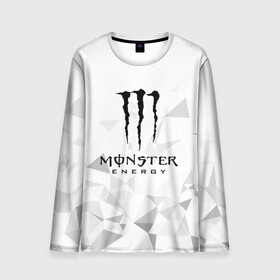 Мужской лонгслив 3D с принтом MONSTER ENERGY  в Белгороде, 100% полиэстер | длинные рукава, круглый вырез горловины, полуприлегающий силуэт | black monster | bmx | claw | cybersport | energy | monster | monster energy | moto | motocross | race | sport | киберспорт | когти | монстер энерджи | монстр | мото | мотокросс | ралли | скейтбординг | спорт | т | энергия