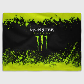 Плед 3D с принтом MONSTER ENERGY  в Белгороде, 100% полиэстер | закругленные углы, все края обработаны. Ткань не мнется и не растягивается | black monster | bmx | claw | cybersport | energy | monster | monster energy | moto | motocross | race | sport | киберспорт | когти | монстер энерджи | монстр | мото | мотокросс | ралли | скейтбординг | спорт | т | энергия