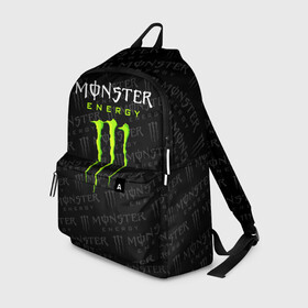 Рюкзак 3D с принтом MONSTER ENERGY  в Белгороде, 100% полиэстер | лямки с регулируемой длиной, сверху петелька, чтобы рюкзак можно было повесить на вешалку. Основное отделение закрывается на молнию, как и внешний карман. Внутри два дополнительных кармана, один из которых закрывается на молнию. По бокам два дополнительных кармашка | Тематика изображения на принте: black monster | bmx | claw | cybersport | energy | monster | monster energy | moto | motocross | race | sport | киберспорт | когти | монстер энерджи | монстр | мото | мотокросс | ралли | скейтбординг | спорт | т | энергия