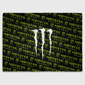 Плед 3D с принтом MONSTER ENERGY  в Белгороде, 100% полиэстер | закругленные углы, все края обработаны. Ткань не мнется и не растягивается | black monster | bmx | claw | cybersport | energy | monster | monster energy | moto | motocross | race | sport | киберспорт | когти | монстер энерджи | монстр | мото | мотокросс | ралли | скейтбординг | спорт | т | энергия