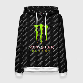 Женская толстовка 3D с принтом MONSTER ENERGY (Z) в Белгороде, 100% полиэстер  | двухслойный капюшон со шнурком для регулировки, мягкие манжеты на рукавах и по низу толстовки, спереди карман-кенгуру с мягким внутренним слоем. | black monster | bmx | claw | cybersport | energy | monster | monster energy | moto | motocross | race | sport | киберспорт | когти | монстер энерджи | монстр | мото | мотокросс | ралли | скейтбординг | спорт | т | энергия