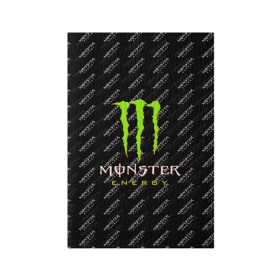 Обложка для паспорта матовая кожа с принтом MONSTER ENERGY (Z) в Белгороде, натуральная матовая кожа | размер 19,3 х 13,7 см; прозрачные пластиковые крепления | black monster | bmx | claw | cybersport | energy | monster | monster energy | moto | motocross | race | sport | киберспорт | когти | монстер энерджи | монстр | мото | мотокросс | ралли | скейтбординг | спорт | т | энергия