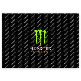 Поздравительная открытка с принтом MONSTER ENERGY | МОНСТЕР ЭНЕРДЖИ (Z) в Белгороде, 100% бумага | плотность бумаги 280 г/м2, матовая, на обратной стороне линовка и место для марки
 | black monster | bmx | claw | cybersport | energy | monster | monster energy | moto | motocross | race | sport | киберспорт | когти | монстер энерджи | монстр | мото | мотокросс | ралли | скейтбординг | спорт | т | энергия