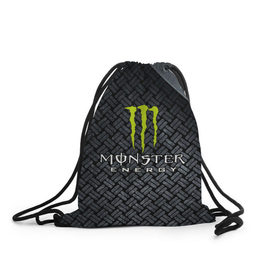 Рюкзак-мешок 3D с принтом MONSTER ENERGY (Z) в Белгороде, 100% полиэстер | плотность ткани — 200 г/м2, размер — 35 х 45 см; лямки — толстые шнурки, застежка на шнуровке, без карманов и подкладки | black monster | bmx | claw | cybersport | energy | monster | monster energy | moto | motocross | race | sport | киберспорт | когти | монстер энерджи | монстр | мото | мотокросс | ралли | скейтбординг | спорт | т | энергия