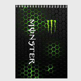 Скетчбук с принтом MONSTER ENERGY в Белгороде, 100% бумага
 | 48 листов, плотность листов — 100 г/м2, плотность картонной обложки — 250 г/м2. Листы скреплены сверху удобной пружинной спиралью | black monster | bmx | claw | cybersport | energy | monster | monster energy | moto | motocross | race | sport | киберспорт | когти | монстер энерджи | монстр | мото | мотокросс | ралли | скейтбординг | спорт | т | энергия