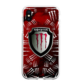 Чехол для iPhone XS Max матовый с принтом MONSTER ENERGY (Z) в Белгороде, Силикон | Область печати: задняя сторона чехла, без боковых панелей | black monster | bmx | claw | cybersport | energy | monster | monster energy | moto | motocross | race | sport | киберспорт | когти | монстер энерджи | монстр | мото | мотокросс | ралли | скейтбординг | спорт | т | энергия