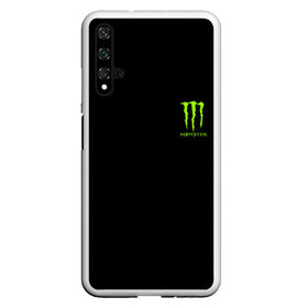 Чехол для Honor 20 с принтом MONSTER ENERGY (+спина) (Z) в Белгороде, Силикон | Область печати: задняя сторона чехла, без боковых панелей | black monster | bmx | claw | cybersport | energy | monster | monster energy | moto | motocross | race | sport | киберспорт | когти | монстер энерджи | монстр | мото | мотокросс | ралли | скейтбординг | спорт | т | энергия