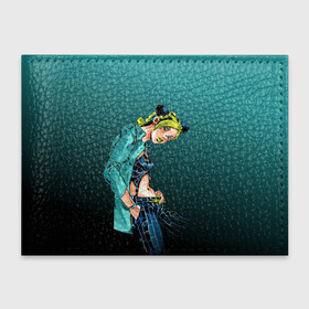 Обложка для студенческого билета с принтом Джолин Кудзё в Белгороде, натуральная кожа | Размер: 11*8 см; Печать на всей внешней стороне | Тематика изображения на принте: jojo bizarre adventure | jolin kujo | аниме | джолин кудзе
