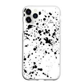 Чехол для iPhone 11 Pro Max матовый с принтом Далматинец в Белгороде, Силикон |  | брызги краски | далматинец | краска | пятно | с брызгами | черные пятна