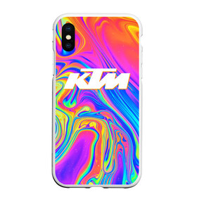 Чехол для iPhone XS Max матовый с принтом KTM (+спина) (Z) в Белгороде, Силикон | Область печати: задняя сторона чехла, без боковых панелей | enduro | ktm | moto | motocycle | sportmotorcycle | ктм | мото | мотоспорт