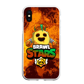 Чехол для iPhone XS Max матовый с принтом Brawl Stars Robot Spike в Белгороде, Силикон | Область печати: задняя сторона чехла, без боковых панелей | brawl | brawl stars | robospike | robot spike | spike | бравл | бравл кактус | бравл спайк | бравл старс | кактус | робоспайк | робот спайк | спайк | спайк робот