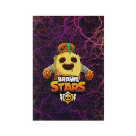 Обложка для паспорта матовая кожа с принтом Brawl Stars Robot Spike в Белгороде, натуральная матовая кожа | размер 19,3 х 13,7 см; прозрачные пластиковые крепления | Тематика изображения на принте: brawl stars | brawl stars spike robot | spike | spike robot | бравл кактус | бравл спайк | бравл старс | кактус | робоспайк | спайк | спайк бравл старс