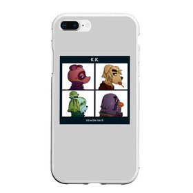 Чехол для iPhone 7Plus/8 Plus матовый с принтом Animal Crossing в Белгороде, Силикон | Область печати: задняя сторона чехла, без боковых панелей | animal crossing | game | gorillaz | new horizons | nintendo | горилаз | животные | игра | нинтендо