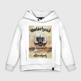 Детское худи Oversize хлопок с принтом Motorhead в Белгороде, френч-терри — 70% хлопок, 30% полиэстер. Мягкий теплый начес внутри —100% хлопок | боковые карманы, эластичные манжеты и нижняя кромка, капюшон на магнитной кнопке | motorhead | арт | лемми | музыка | рок