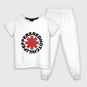 Детская пижама хлопок с принтом Red Hot Chili Peppers в Белгороде, 100% хлопок |  брюки и футболка прямого кроя, без карманов, на брюках мягкая резинка на поясе и по низу штанин
 | 
