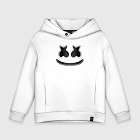 Детское худи Oversize хлопок с принтом FORTNITE x MARSHMELLO 3D в Белгороде, френч-терри — 70% хлопок, 30% полиэстер. Мягкий теплый начес внутри —100% хлопок | боковые карманы, эластичные манжеты и нижняя кромка, капюшон на магнитной кнопке | Тематика изображения на принте: deadmau5 | fortnite | fortnite 2 | fortnite x маршмелло | ikonik | marshmello | ninja | ninja streamer | raven | travis scott | ворон | иконик | ниндзя | пили | рейвен | трэвис скотт | фортнайт