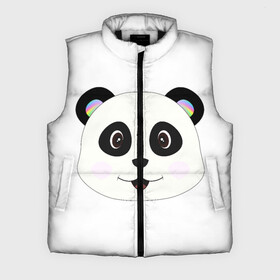 Мужской жилет утепленный 3D с принтом Panda в Белгороде,  |  | bear | colorful | green | nature | panda | детские | животные | звери | милые | мультфильмы | панды | радуга