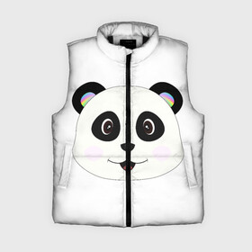 Женский жилет утепленный 3D с принтом Panda в Белгороде,  |  | bear | colorful | green | nature | panda | детские | животные | звери | милые | мультфильмы | панды | радуга