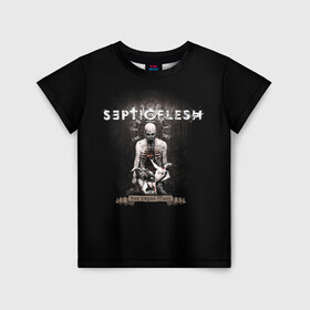 Детская футболка 3D с принтом Septicflesh в Белгороде, 100% гипоаллергенный полиэфир | прямой крой, круглый вырез горловины, длина до линии бедер, чуть спущенное плечо, ткань немного тянется | Тематика изображения на принте: septicflesh | арт | дэт дум метал | дэт метал | музыка | рок | симфоник метал