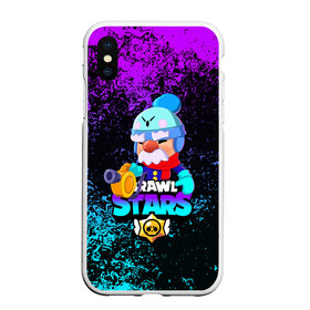 Чехол для iPhone XS Max матовый с принтом BRAWL STARS GALE в Белгороде, Силикон | Область печати: задняя сторона чехла, без боковых панелей | bibi | brawl stars | coach mike | crow | gale | leon | leon shark | max | mecha crow | mortis | mr.p | phoenix | sally leon | sandy | spike | sprout | tara | unicorn | virus 8 bit | werewolf | ворон | оборотень