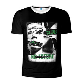 Мужская футболка 3D спортивная с принтом Sex Pistols в Белгороде, 100% полиэстер с улучшенными характеристиками | приталенный силуэт, круглая горловина, широкие плечи, сужается к линии бедра | арт | музыка | панк рок | рок