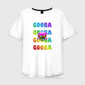 Мужская футболка хлопок Oversize с принтом GOOBA - 6ix9ine в Белгороде, 100% хлопок | свободный крой, круглый ворот, “спинка” длиннее передней части | 6ix9ine | 6ix9ine art | 6ix9ine king up | 6ix9ine арт | gooba | gooba 6ix9ine | shark | tekashi | tekashi 6ix9ine | акула | репер 6ix9ine | репер такеши | такеши