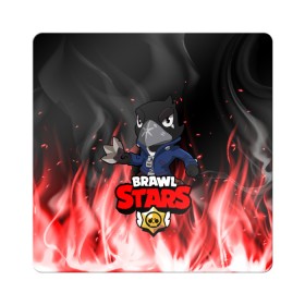 Магнит виниловый Квадрат с принтом Brawl Stars CROW в Белгороде, полимерный материал с магнитным слоем | размер 9*9 см, закругленные углы | 8 bit | 8 бит | bibi | brawl | brawl stars | crow | leon | spike | sprout | stars | бравл | бравл старс | браво старс | игра | компьютерная | кров | леон | онлайн | старс