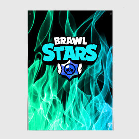 Постер с принтом BRAWL STARS в Белгороде, 100% бумага
 | бумага, плотность 150 мг. Матовая, но за счет высокого коэффициента гладкости имеет небольшой блеск и дает на свету блики, но в отличии от глянцевой бумаги не покрыта лаком | 8 bit | barley | brawl stars | brock | bull | colt | crow | dynamike | fire | frank | jessie | leon | nita | барли | бравл старс | брок | булл | ворон | джесси | динамайк | кольт | леон | огонь | фрэнк