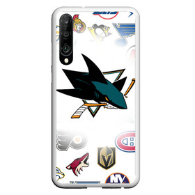 Чехол для Honor P30 с принтом San Jose Sharks (Z) в Белгороде, Силикон | Область печати: задняя сторона чехла, без боковых панелей | anaheim ducks | arizona coyotes | boston bruins | buffalo sabres | calgary flames | canadiens de montreal | carolina hurricanes | chicago blackhawks | colorado avalanche | columbus blue jackets | dallas stars | detroit red wings | edmonton oil | hockey | 