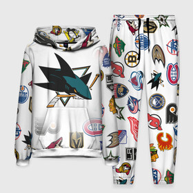 Мужской костюм 3D (с толстовкой) с принтом San Jose Sharks (Z) в Белгороде,  |  | anaheim ducks | arizona coyotes | boston bruins | buffalo sabres | calgary flames | canadiens de montreal | carolina hurricanes | chicago blackhawks | colorado avalanche | columbus blue jackets | dallas stars | detroit red wings | edmonton oil | hockey | 