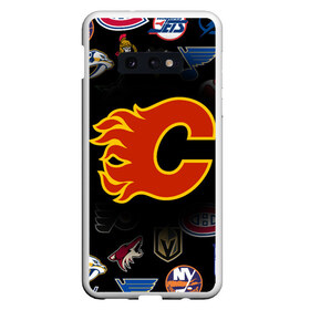 Чехол для Samsung S10E с принтом Calgary Flames (Z) в Белгороде, Силикон | Область печати: задняя сторона чехла, без боковых панелей | Тематика изображения на принте: anaheim ducks | arizona coyotes | boston bruins | buffalo sabres | calgary flames | canadiens de montreal | carolina hurricanes | chicago blackhawks | colorado avalanche | columbus blue jackets | dallas stars | detroit red wings | edmonton oil | hockey | 