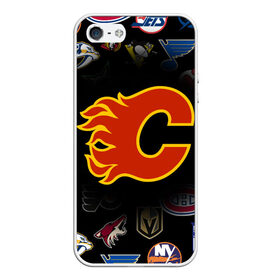 Чехол для iPhone 5/5S матовый с принтом Calgary Flames (Z) в Белгороде, Силикон | Область печати: задняя сторона чехла, без боковых панелей | anaheim ducks | arizona coyotes | boston bruins | buffalo sabres | calgary flames | canadiens de montreal | carolina hurricanes | chicago blackhawks | colorado avalanche | columbus blue jackets | dallas stars | detroit red wings | edmonton oil | hockey | 