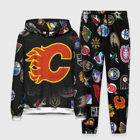 Мужской костюм 3D (с толстовкой) с принтом Calgary Flames (Z) в Белгороде,  |  | anaheim ducks | arizona coyotes | boston bruins | buffalo sabres | calgary flames | canadiens de montreal | carolina hurricanes | chicago blackhawks | colorado avalanche | columbus blue jackets | dallas stars | detroit red wings | edmonton oil | hockey | 