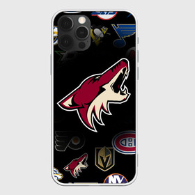 Чехол для iPhone 12 Pro с принтом Arizona Coyotes | NHL (Z) в Белгороде, силикон | область печати: задняя сторона чехла, без боковых панелей | Тематика изображения на принте: anaheim ducks | arizona coyotes | boston bruins | buffalo sabres | calgary flames | canadiens de montreal | carolina hurricanes | chicago blackhawks | colorado avalanche | columbus blue jackets | dallas stars | detroit red wings | edmonton oil | hockey | 