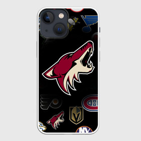 Чехол для iPhone 13 mini с принтом Arizona Coyotes | NHL (Z) в Белгороде,  |  | Тематика изображения на принте: anaheim ducks | arizona coyotes | boston bruins | buffalo sabres | calgary flames | canadiens de montreal | carolina hurricanes | chicago blackhawks | colorado avalanche | columbus blue jackets | dallas stars | detroit red wings | edmonton oil | hockey | 