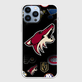 Чехол для iPhone 13 Pro Max с принтом Arizona Coyotes | NHL (Z) в Белгороде,  |  | Тематика изображения на принте: anaheim ducks | arizona coyotes | boston bruins | buffalo sabres | calgary flames | canadiens de montreal | carolina hurricanes | chicago blackhawks | colorado avalanche | columbus blue jackets | dallas stars | detroit red wings | edmonton oil | hockey | 