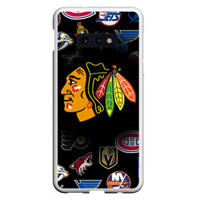 Чехол для Samsung S10E с принтом Chicago Blackhawks (Z) в Белгороде, Силикон | Область печати: задняя сторона чехла, без боковых панелей | Тематика изображения на принте: anaheim ducks | arizona coyotes | boston bruins | buffalo sabres | calgary flames | canadiens de montreal | carolina hurricanes | chicago blackhawks | colorado avalanche | columbus blue jackets | dallas stars | detroit red wings | edmonton oil | hockey | 