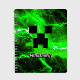 Тетрадь с принтом Minecraft в Белгороде, 100% бумага | 48 листов, плотность листов — 60 г/м2, плотность картонной обложки — 250 г/м2. Листы скреплены сбоку удобной пружинной спиралью. Уголки страниц и обложки скругленные. Цвет линий — светло-серый
 | craft | game | mine | minecraft | minecraftmemories | pixel | tnt | twitter | блок | динамит | игра | красный блок | майнкрафт | маркус перссон | пиксель | ремесло | тротил | шахта