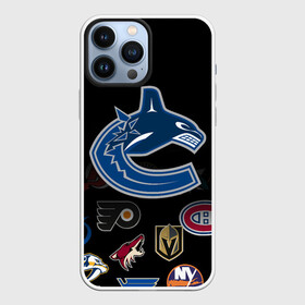 Чехол для iPhone 13 Pro Max с принтом NHL Vancouver Canucks | НХЛ (Z) в Белгороде,  |  | anaheim ducks | arizona coyotes | boston bruins | buffalo sabres | canadiens de montreal | carolina hurricanes | chicago blackhawks | colorado | hockey | nhl | vancouver canucks | нхл | паттерн | спорт | хоккей