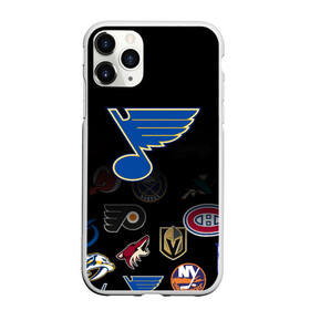 Чехол для iPhone 11 Pro матовый с принтом NHL St Louis Blues (Z) в Белгороде, Силикон |  | anaheim ducks | arizona coyotes | boston bruins | buffalo sabres | canadiens de montreal | carolina hurricanes | chicago blackhawks | colorado | hockey | nhl | st. louis blues | нхл | паттерн | спорт | хоккей