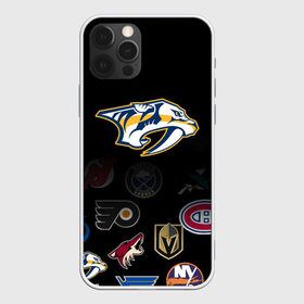 Чехол для iPhone 12 Pro Max с принтом NHL Nashville Predators (Z) в Белгороде, Силикон |  | anaheim ducks | arizona coyotes | boston bruins | buffalo sabres | canadiens de montreal | carolina hurricanes | chicago blackhawks | colorado | hockey | nashville predators | nhl | нхл | паттерн | спорт | хоккей