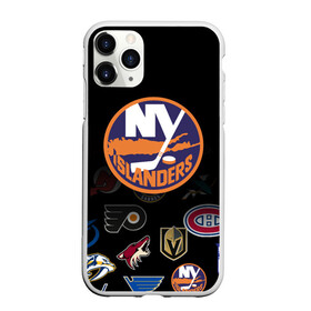 Чехол для iPhone 11 Pro Max матовый с принтом NHL New York Islanders (Z) в Белгороде, Силикон |  | Тематика изображения на принте: 